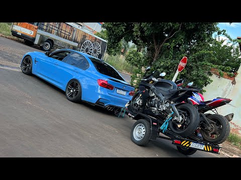 Leia mais sobre o artigo COLOQUEI A CARRETINHA COM MOTOS NA BMW M3