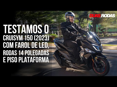Leia mais sobre o artigo Testamos o Dafra Cruisym 150 (2023) com farol de LED, piso tipo plataforma e rodas de 14 polegadas