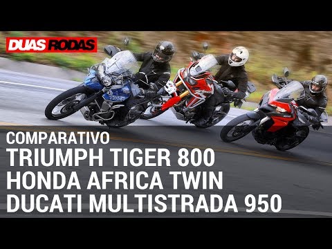 Leia mais sobre o artigo COMPARATIVO | TIGER 800 x AFRICA TWIN x MULTISTRADA 950