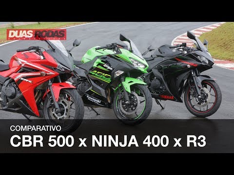 Leia mais sobre o artigo COMPARATIVO + DINAMÔMETRO | NINJA 400 x R3 x CBR 500R