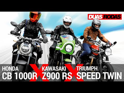 Leia mais sobre o artigo COMPARATIVO | HONDA CB 1000R x KAWASAKI Z900 RS X TRIUMPH SPEED TWIN