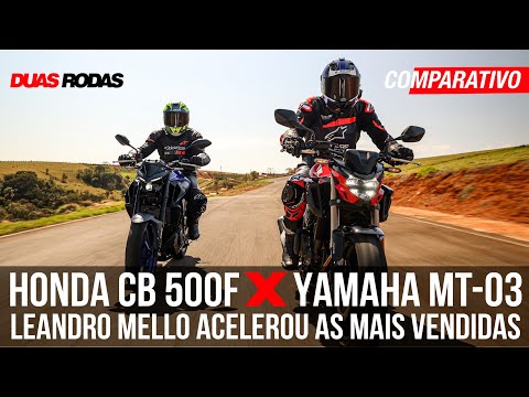 Leia mais sobre o artigo COMPARATIVO HONDA CB 500F x YAMAHA MT-03 ABS. LEANDRO MELLO AVALIA AS MAIS VENDIDAS DA CATEGORIA
