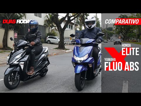 Leia mais sobre o artigo COMPARATIVO DUAS RODAS – SCOOTER HONDA ELITE 125 X YAMAHA FLUO ABS