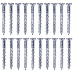 Parafuso Cabeça Chata Zincado 3,8X40Mm 20 Peças Worker