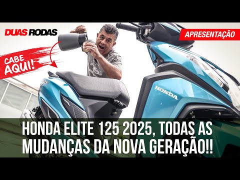 Leia mais sobre o artigo Elite 125 muda tudo! Confira as novidades do scooter mais barato da Honda
