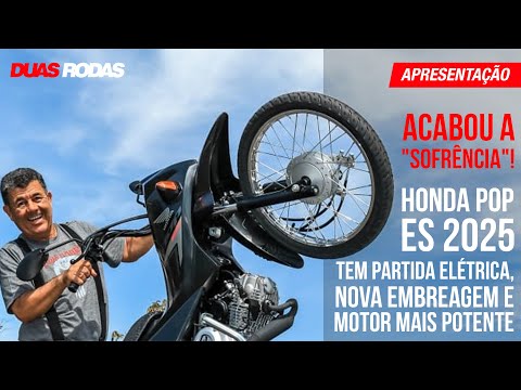Leia mais sobre o artigo Acabou a "sofrência"! Honda Pop ES 2025 tem partida elétrica, nova embreagem e motor mais potente
