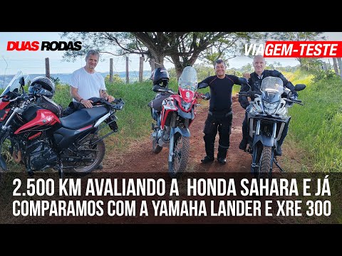 Leia mais sobre o artigo Viagem-teste com a Honda Sahara e já comparamos com a Yamaha Lander e XRE 300, com opinião dos donos