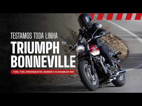 Leia mais sobre o artigo Testamos TODA a linha Triumph Bonneville | T100, T120, Speedmaster, Bobber e Scrambler 900