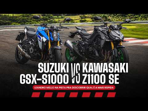 Leia mais sobre o artigo SUZUKI GSX-S1000 X KAWASAKI Z1100 SE | Leandro Mello na pista pra descobrir qual é a mais rápida