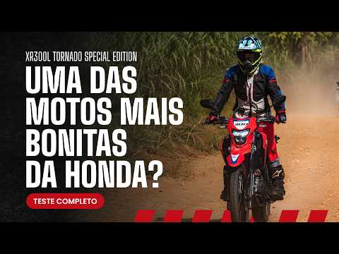 Leia mais sobre o artigo UMA DAS MOTOS MAIS BONITAS DA HONDA? | Teste completo da Honda XR300L Tornado Special Edition